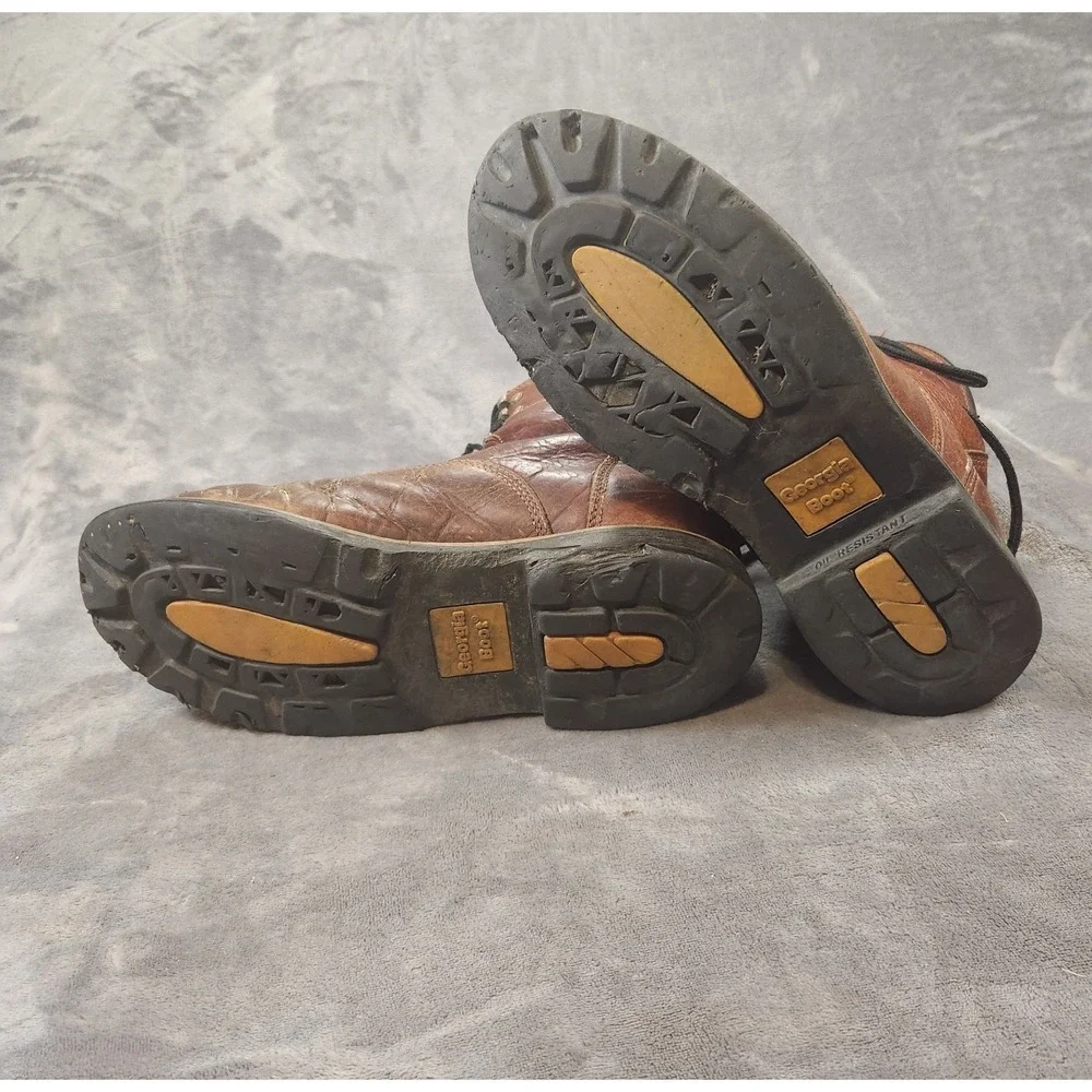Georgia Boots Mens 11 Brown Leather Renegade 8